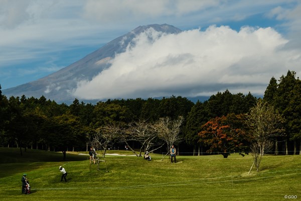 2024年 三井住友VISA太平洋マスターズ 2日目 富士山 富士は偉大だ