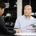 スチールシャフトのイメージが強いトゥルーテンパーだが、米国ではカーボンシャフトも人気と話す伊能（撮影：落合隆仁）