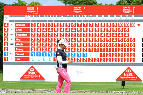 2011年 HSBC女子チャンピオンズ 2日目 有村智恵