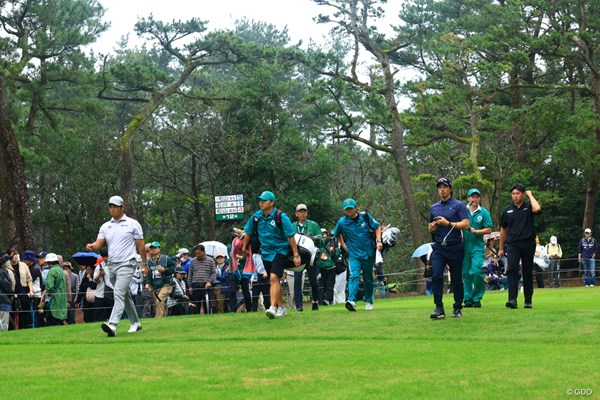 2024年 ダンロップフェニックストーナメント 2日目 松山英樹 石川遼 松山茉生 今日も同組で