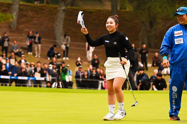 2024年 大王製紙エリエールレディスオープン 最終日 山下美夢有 山下美夢有が4日間首位を譲らず、強さを見せつける完全優勝