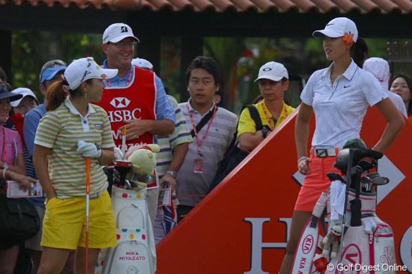 2011年 HSBC女子チャンピオンズ 3日目 宮里美香＆ミッシェル・ウィ
