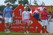 2011年 HSBC女子チャンピオンズ 最終日 有村智恵、カリー・ウェブ、ヤニ・ツェン