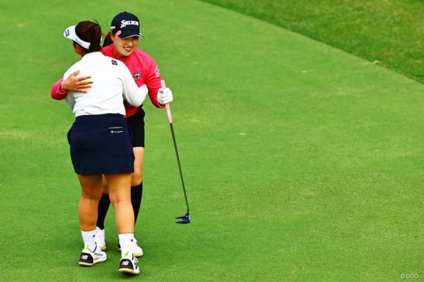 2024年 JLPGAツアーチャンピオンシップリコーカップ 初日 山下美夢有 竹田麗央 年間女王を争った2人の見応えある18ホール