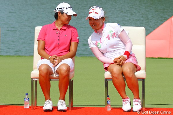 2011年 HSBC女子チャンピオンズ 最終日 ヤニ・ツェン＆有村智恵