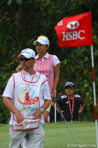 2011年 HSBC女子チャンピオンズ 最終日 宮里藍＆ミック・シーボーン氏