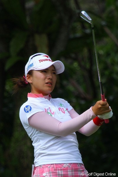 2011年 HSBC女子チャンピオンズ 最終日 有村智恵 前半はチャンスを作れず苦しんだ有村智恵