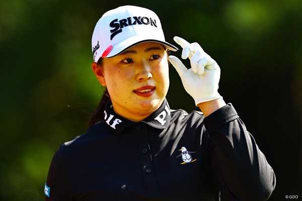 2024年 JLPGAツアーチャンピオンシップリコーカップ 2日目 竹田麗央 竹田麗央は悔しいダブルボギーもありながら3打差2位