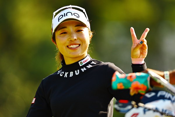 2024年 JLPGAツアーチャンピオンシップリコーカップ 2日目 佐久間朱莉 佐久間朱莉が5打差6位で週末へ