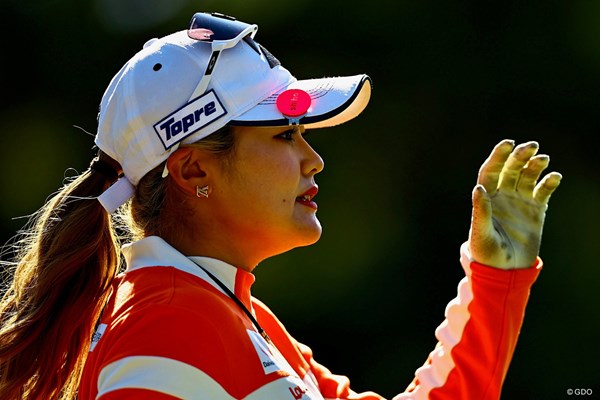 2024年 JLPGAツアーチャンピオンシップリコーカップ 3日目 桑木志帆 初日から首位を守る完全優勝を目指す桑木志帆