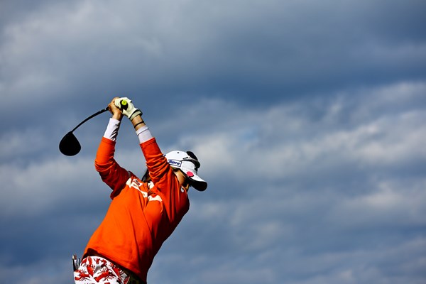 2024年 JLPGAツアーチャンピオンシップリコーカップ 3日目 桑木志帆 フィールド唯一の3日連続60台