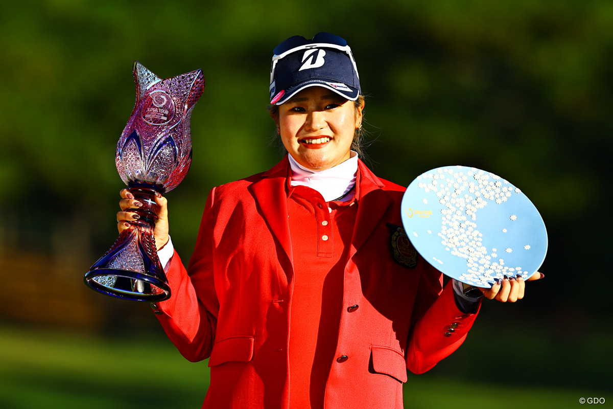 今季3勝目をメジャーで飾った桑木志帆