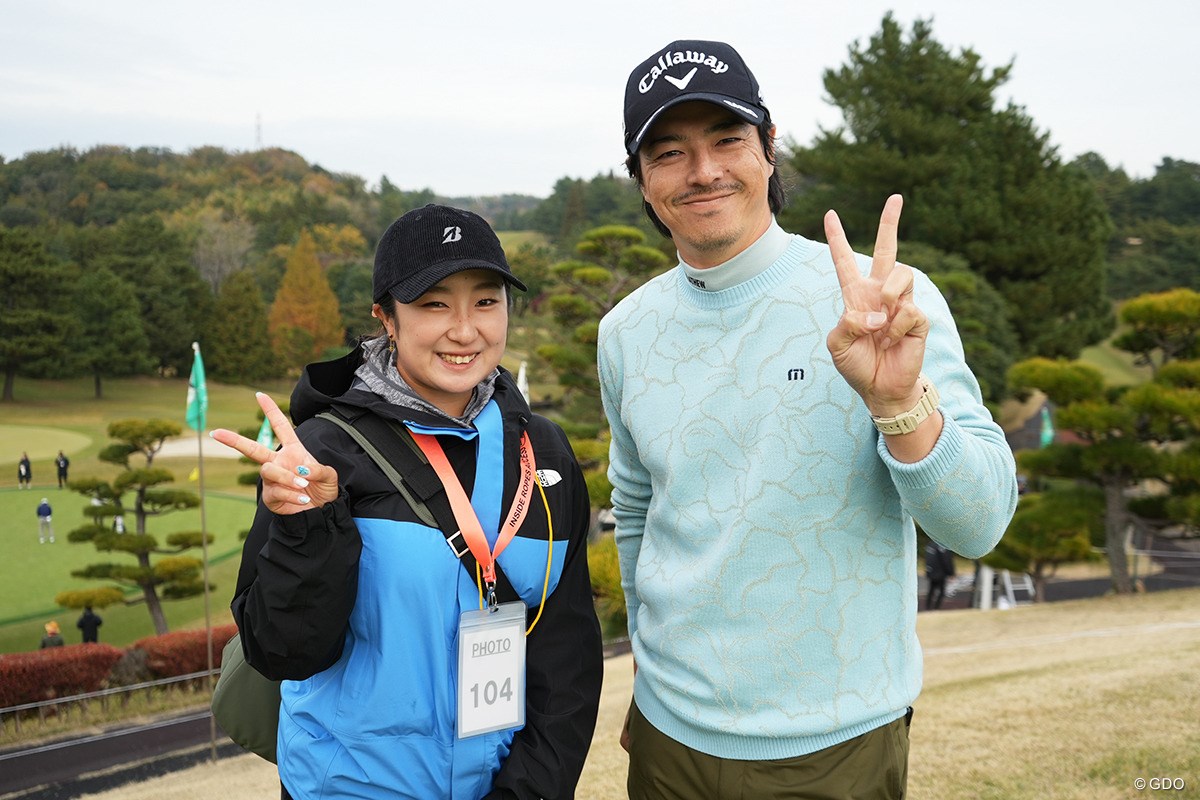 “フォトゴルファー”阿部未悠が石川遼とスイング談義 テーマはスイング改造／もし女子プロが男子プロの撮影をしたら（後編）