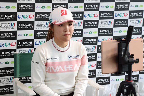 古江彩佳はJLPGAの代表としての出場に「夢でした」(大会提供)