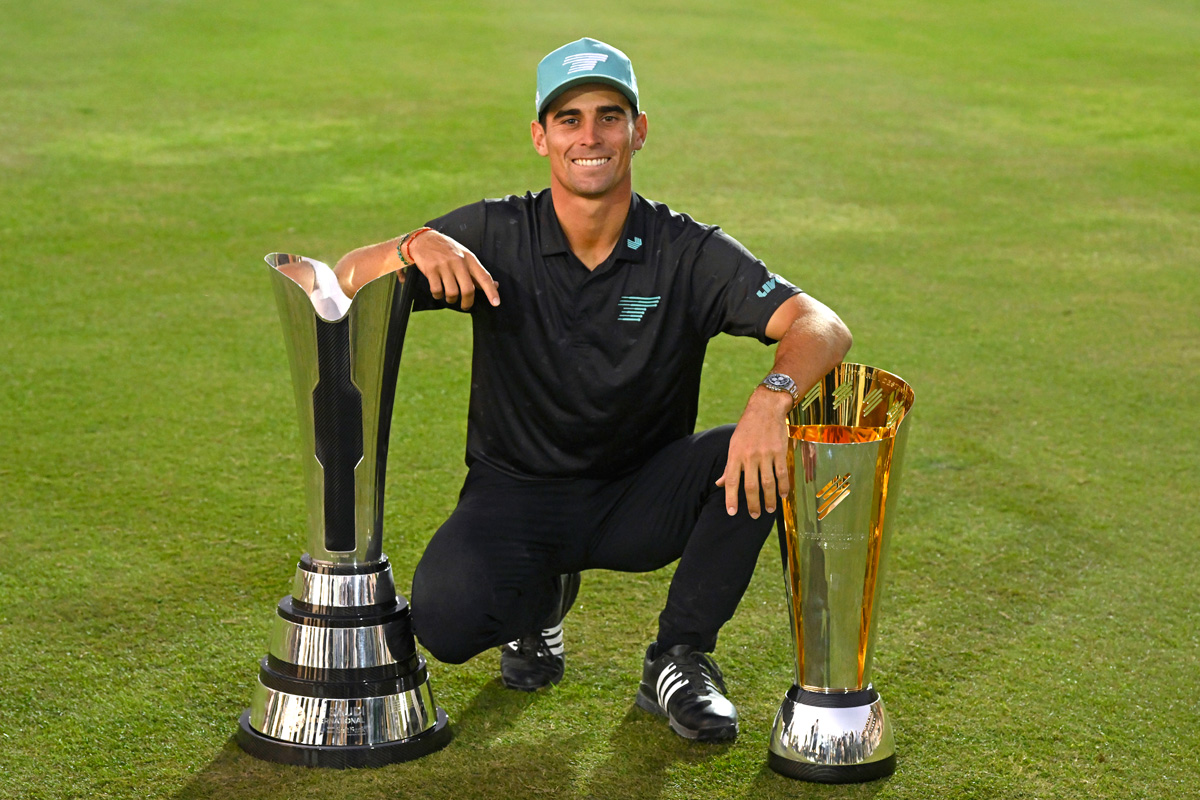 今季最終戦を制したホアキン・ニーマン（提供：アジアンツアー）