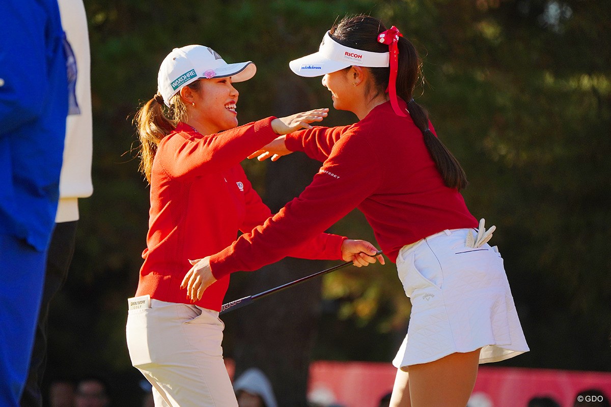 2024年 Hitachi 3Tours Championship 初日 古江彩佳 河本結