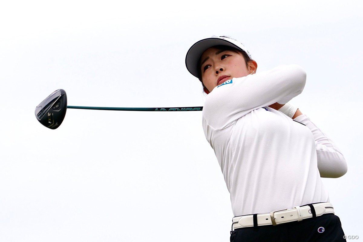 山下美夢有は「63」でプレーした