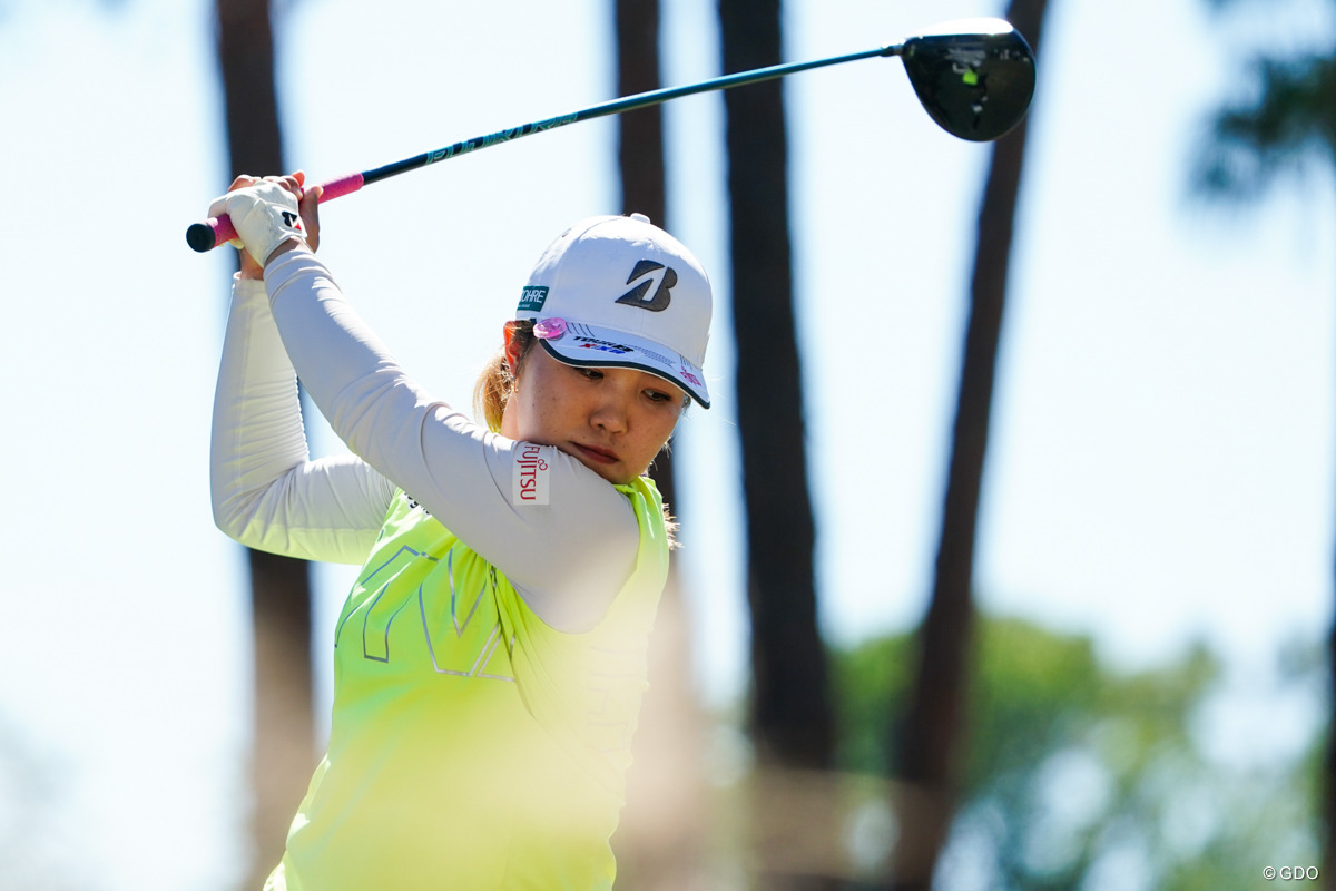 日本勢トップの9位につける古江彩佳