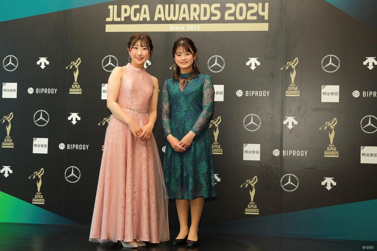 2024年 JLPGAアワード 永嶋花音 政田夢乃