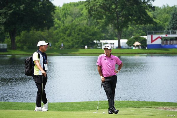 松山英樹のコーチ・黒宮幹仁が話す一年の歩み PGAツアーの試合は池がらみのコースが非常に多い（写真はウェルズファーゴ選手権）