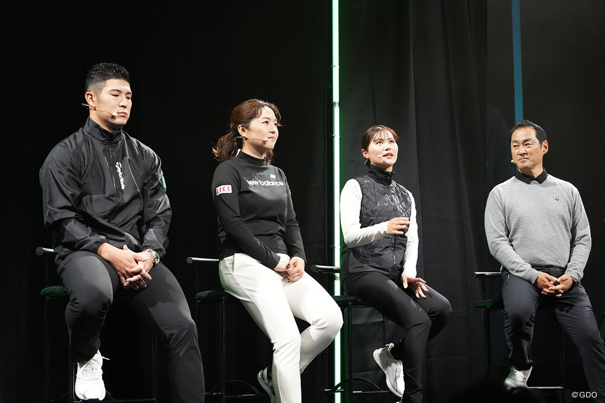 2025年 テーラーメイド 新作発表会 山内日菜子 新垣比菜 中島啓太