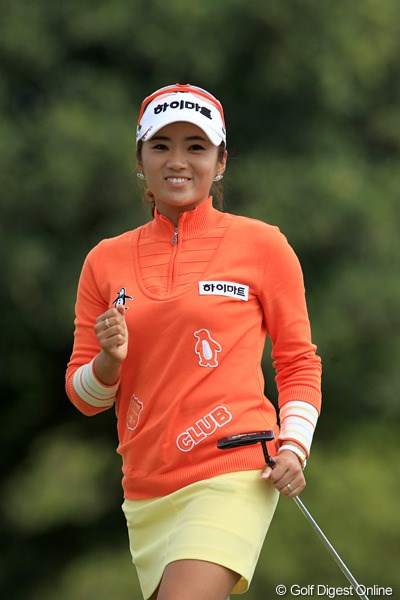 2011年 ダイキンオーキッドレディスゴルフトーナメント 最終日 イ・ボミ 去年の韓国の賞金女王、イ・ボミです