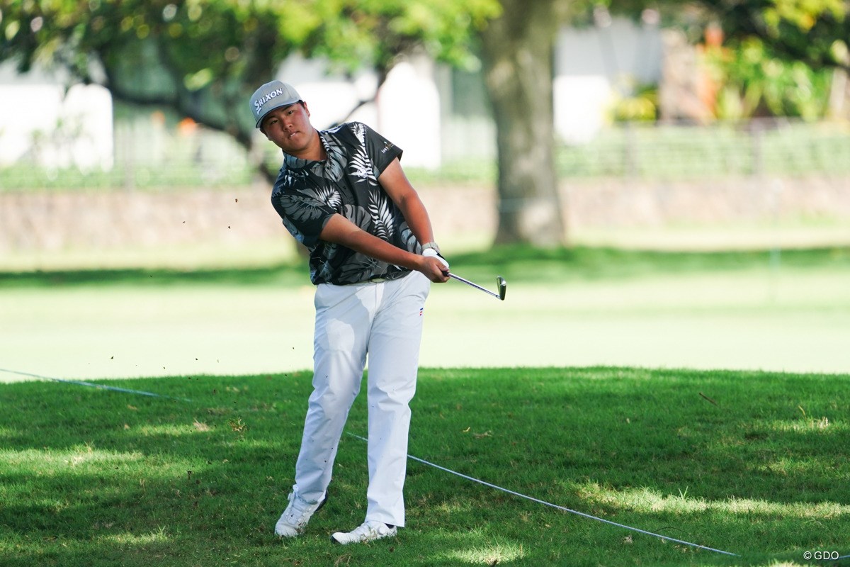 2025年 ソニーオープンinハワイ 2日目 松山茉生