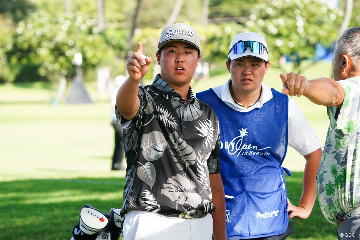 2025年 ソニーオープンinハワイ 2日目 松山茉生