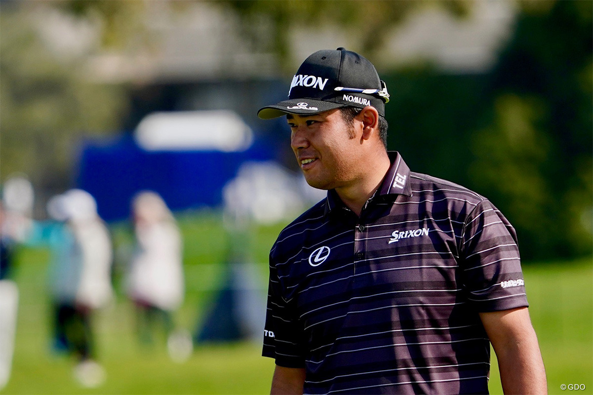 穏やかな表情の松山英樹