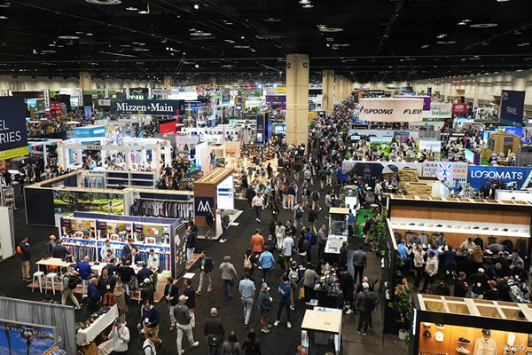 2025年 PGAショー 会場 2日目の会場内は人であふれかえっていた