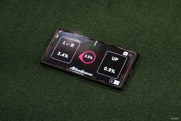 2025年 PGAショー 専用アプリ 専用のアプリで傾斜を測るとさらに効率アップ