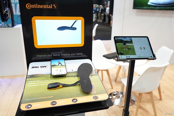 2025年 PGAショー バロンスマートキット インソールにセンサーが装着された「ザ・バロンスマートキット」
