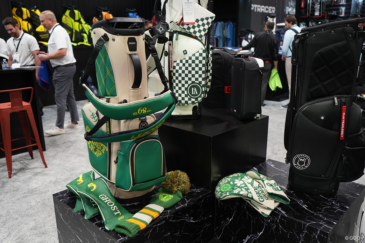 ことしのマスターズ仕様のキャディバッグ