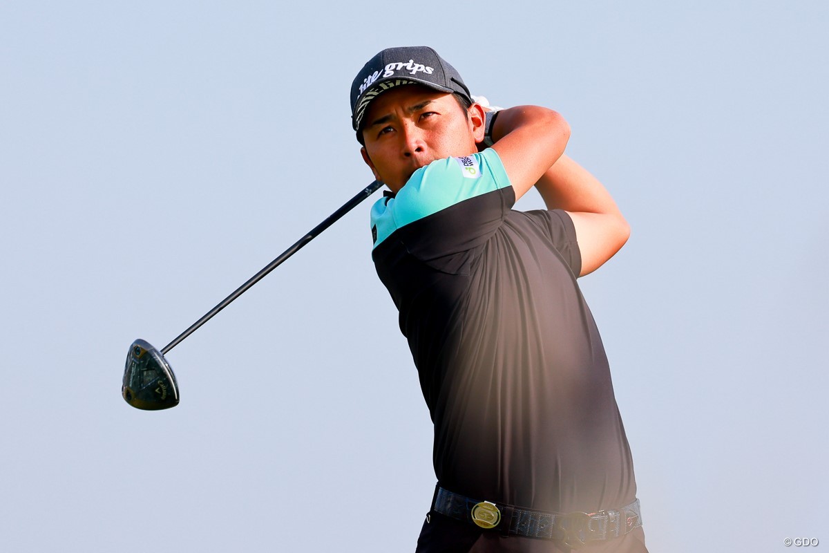 単独首位で最終日を迎える池村寛世 ※撮影は「ミズノオープン」