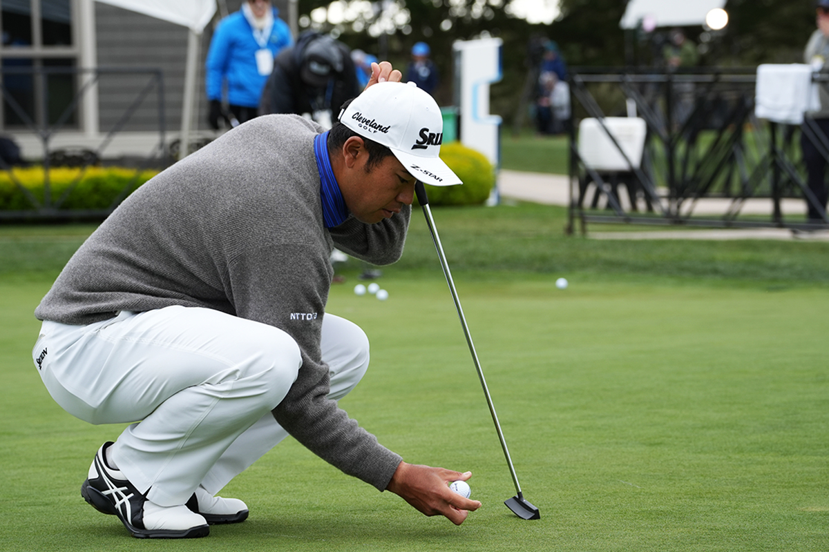 水曜日の練習グリーンではずっとこのパターを打つ