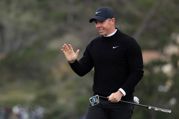 荒天の中で「65」。ロリー・マキロイが今季米ツアー初戦で優勝戦線へ（Harry How/Getty Images）