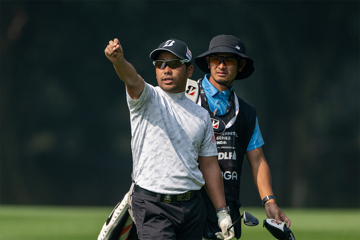 比嘉一貴は長優勝争いへ※撮影は大会2日目（Jason Butler/Getty Images）
