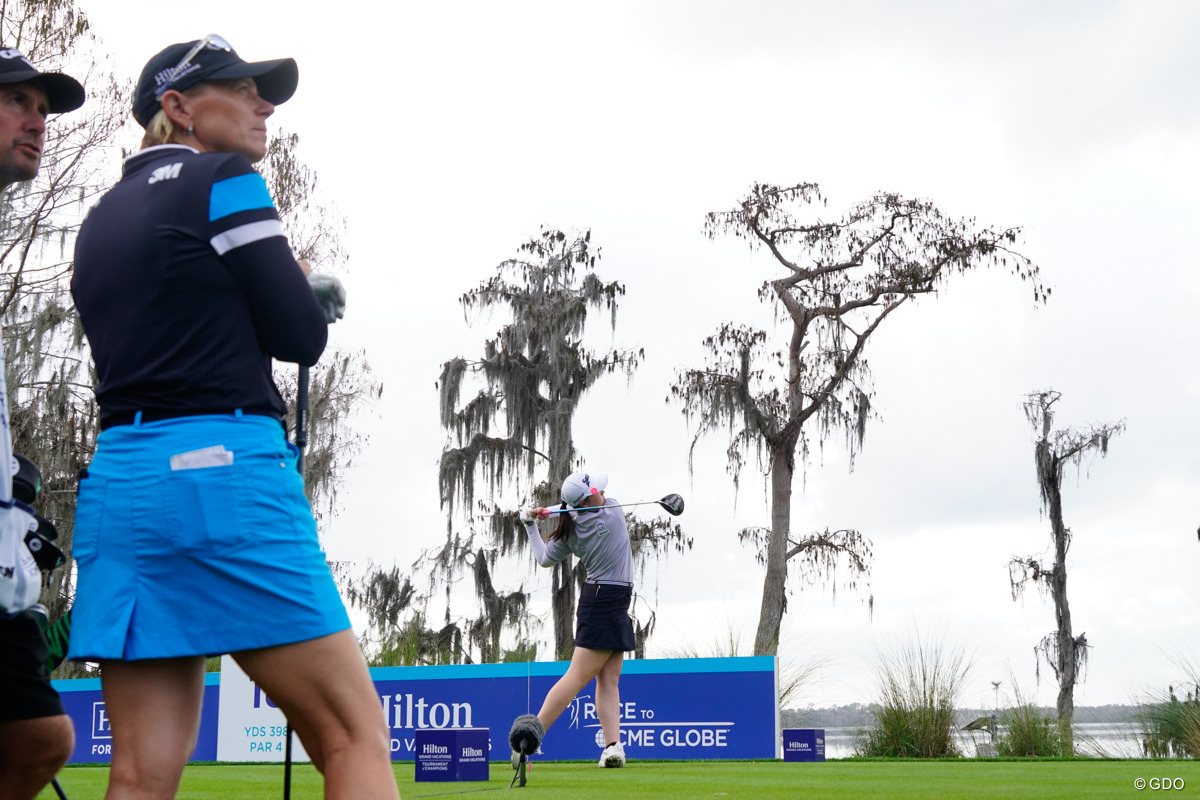 レジェンドの前で緊張も 2025年 ヒルトン・グランドバケーションズ トーナメント・オブ・チャンピオンズ 最終日 アニカ・ソレンスタム 竹田麗央