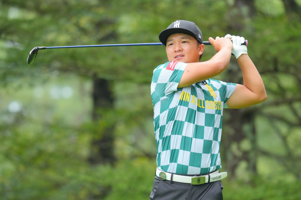 香妻陣一朗がLIVゴルフ2シーズン目に臨む※写真は2024年「KBCオーガスタ」