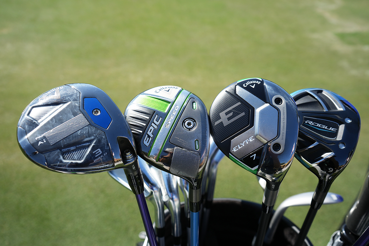 フェアウェイウッド4本は新旧交ざったもの