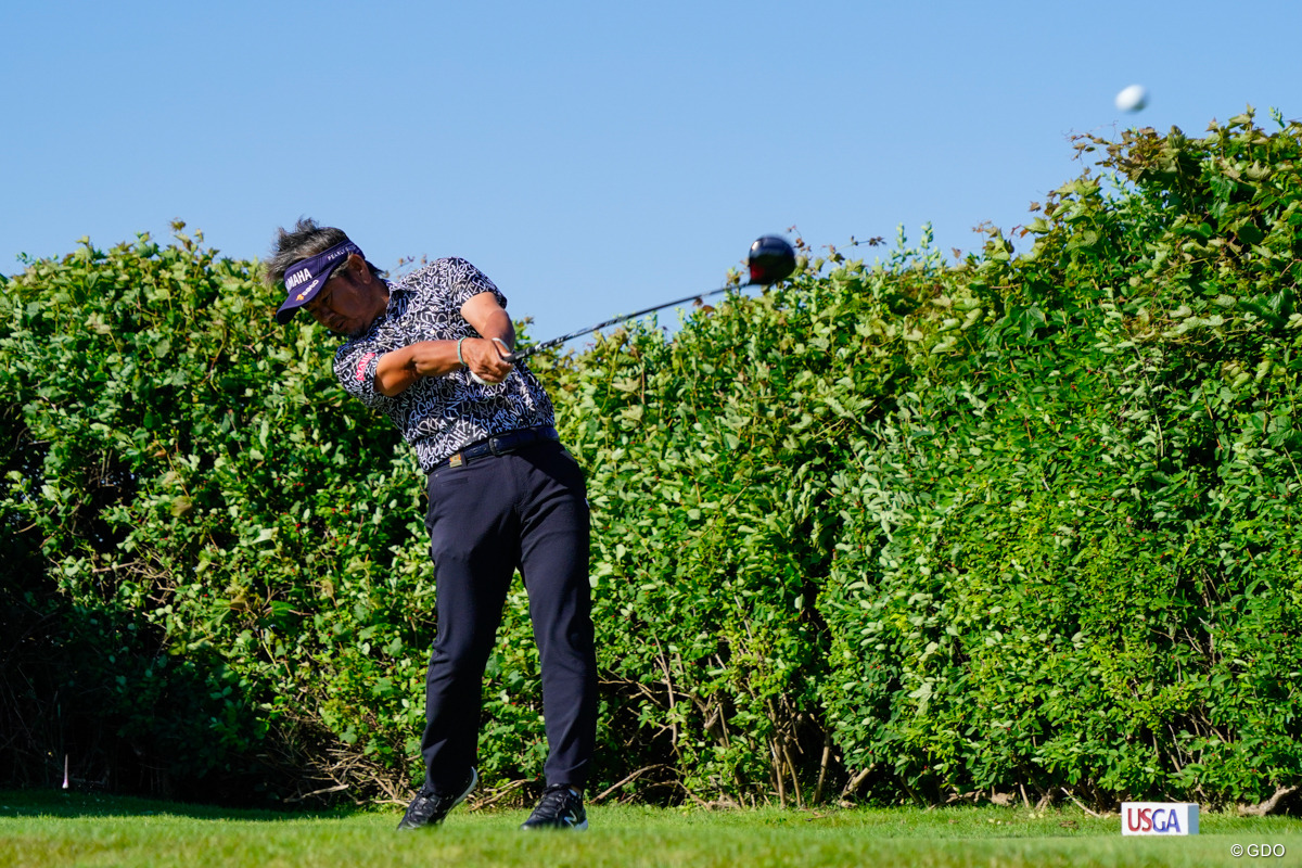首位と5打差で最終日を迎える藤田寛之※撮影は昨年7月「全米シニアオープン」