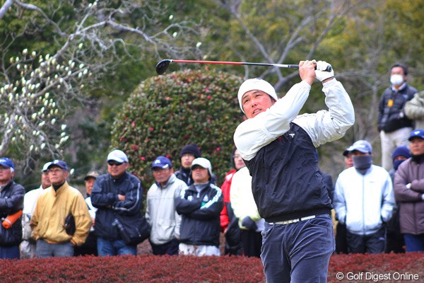 2011年 東急大分オープンゴルフトーナメント 小田龍一 ディフェンディングチャンピオンとして出場した小田龍一。連覇は逃したが今年も大会の盛り上げ役を担った