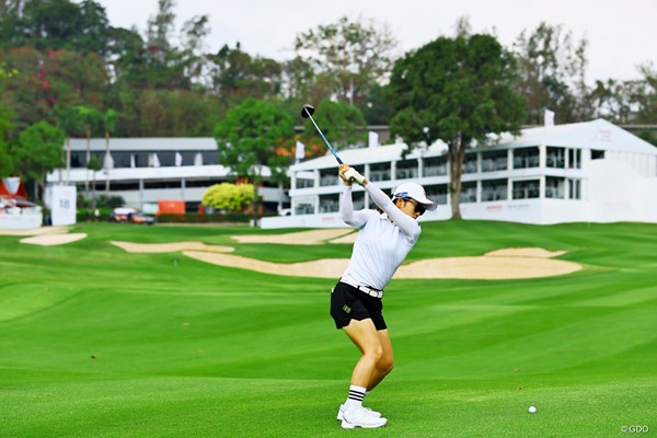 2025年 ホンダ LPGAタイランド 事前 佐藤心結 タイ合宿で芝対策にも取り組んだ