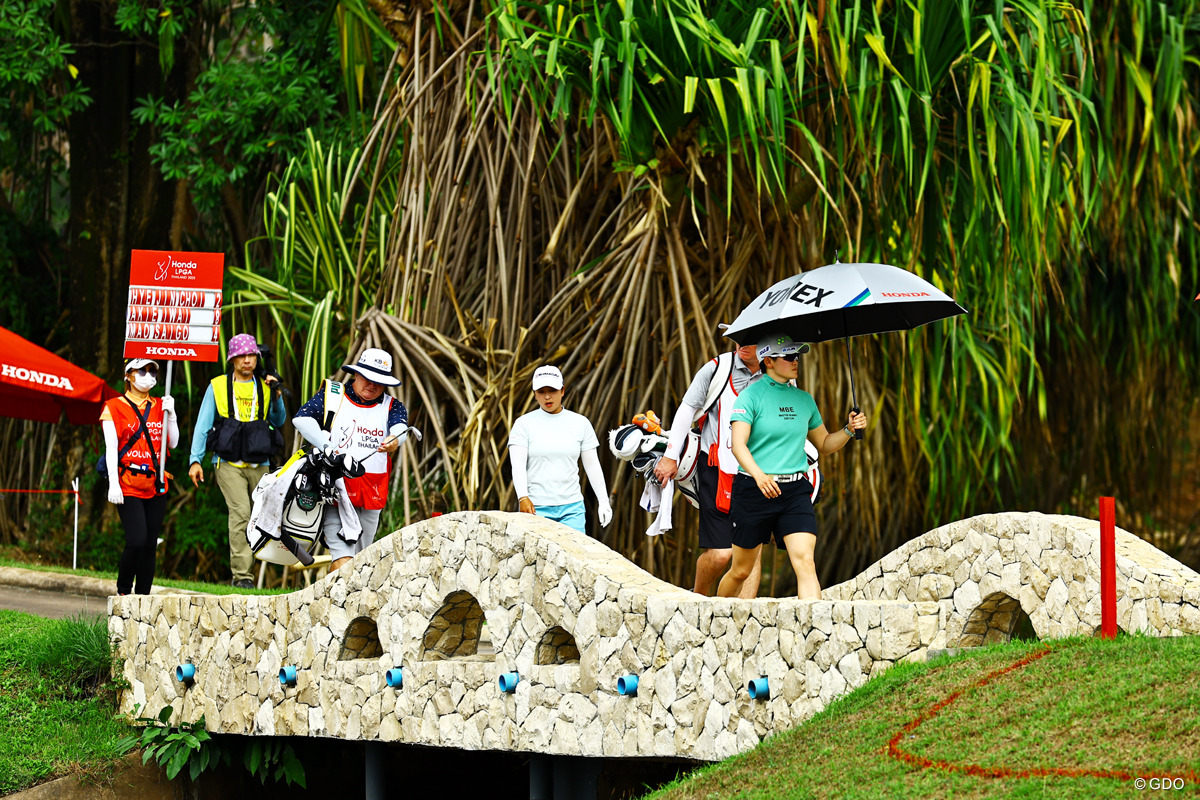 スタートから日本語の声援がたくさん