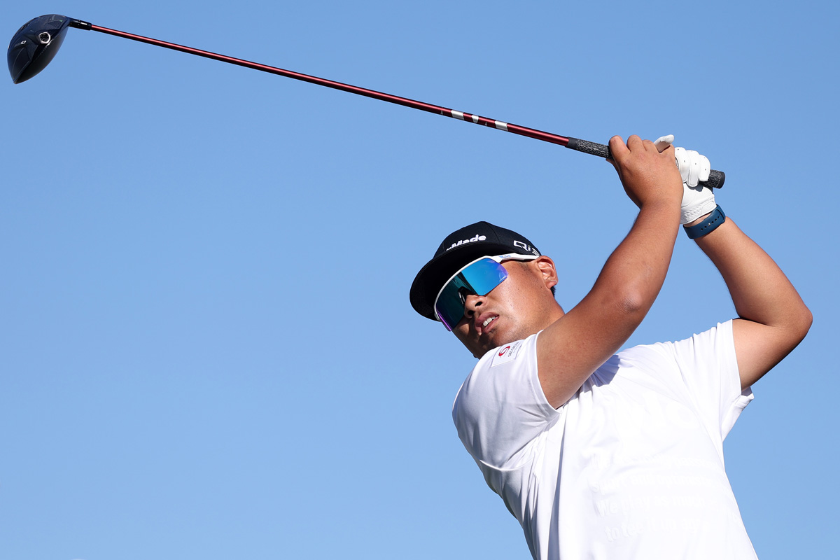 久常涼は「68」でプレー（写真は2025年WMフェニックスオープン）