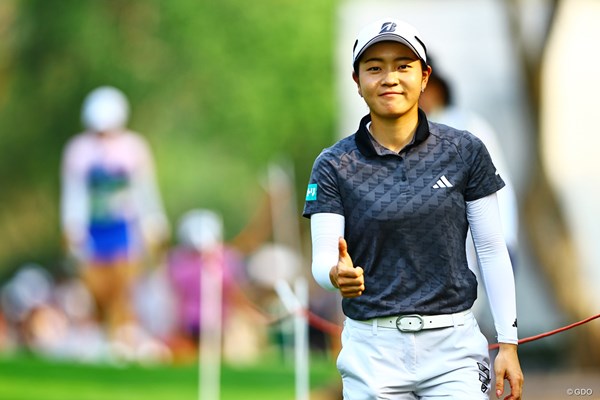2025年 ホンダ LPGAタイランド 3日目 佐藤心結 海外の試合楽しげです