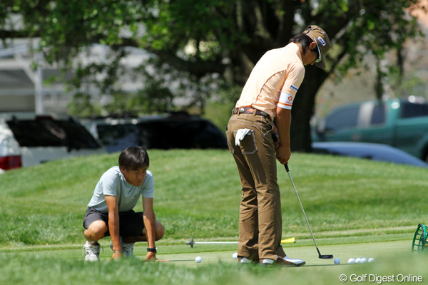 石川遼、ショートゲームを猛特訓！