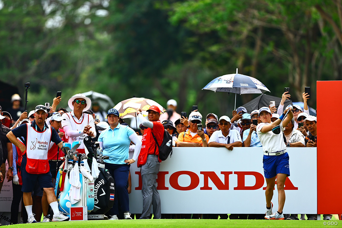 岩井明愛（右）とエンジェル・インのデッドヒート 2025年 ホンダ LPGAタイランド 最終日 エンジェル・イン 岩井明愛