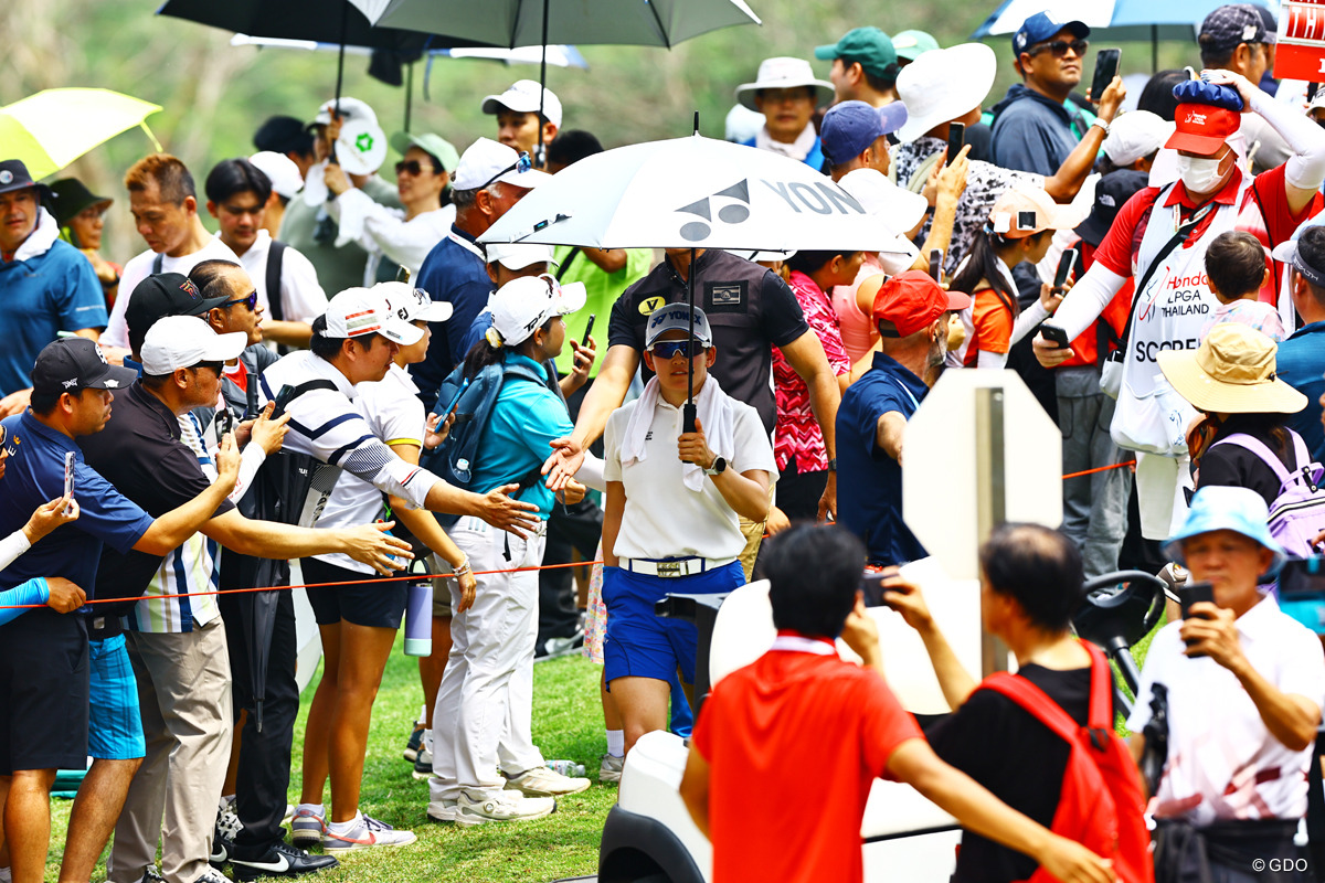 花道 2025年 ホンダ LPGAタイランド 最終日 岩井明愛