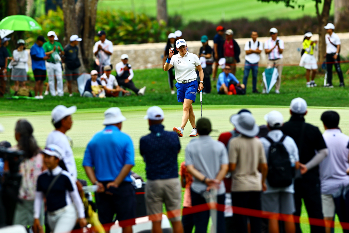 残り2ホール逆転なるか 2025年 ホンダ LPGAタイランド 4日目 岩井明愛